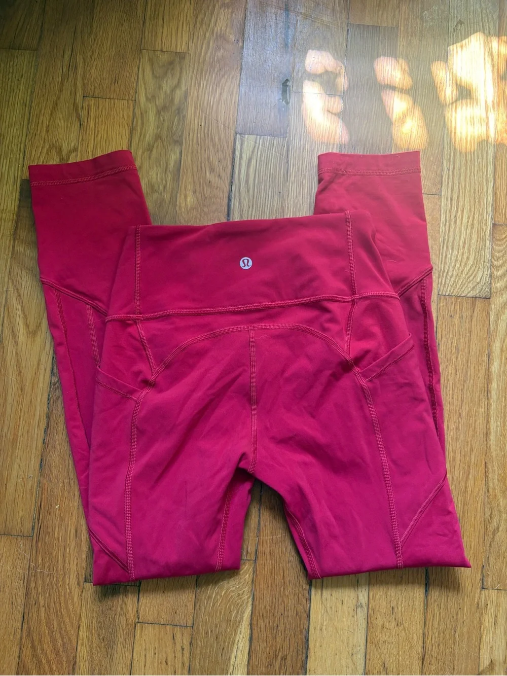 lululemon red Athletic Leggings